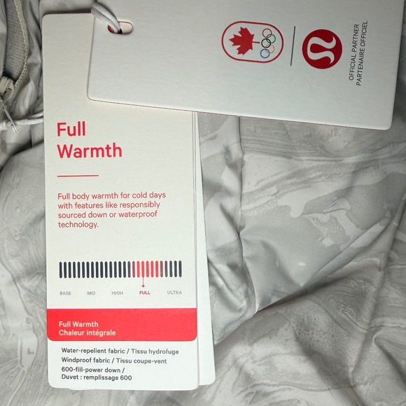 NWT Lululemon Grey Team Canada Jacket - Picture 16 of 16